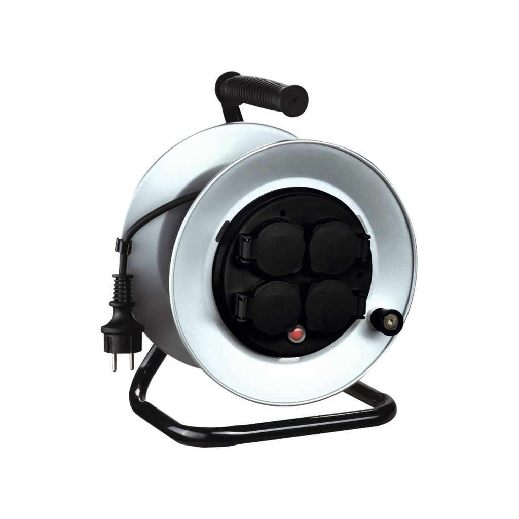 Somogyi Fém kábeldob 25m gumikábellel (HJRM 10-25) (HJRM 10-25)