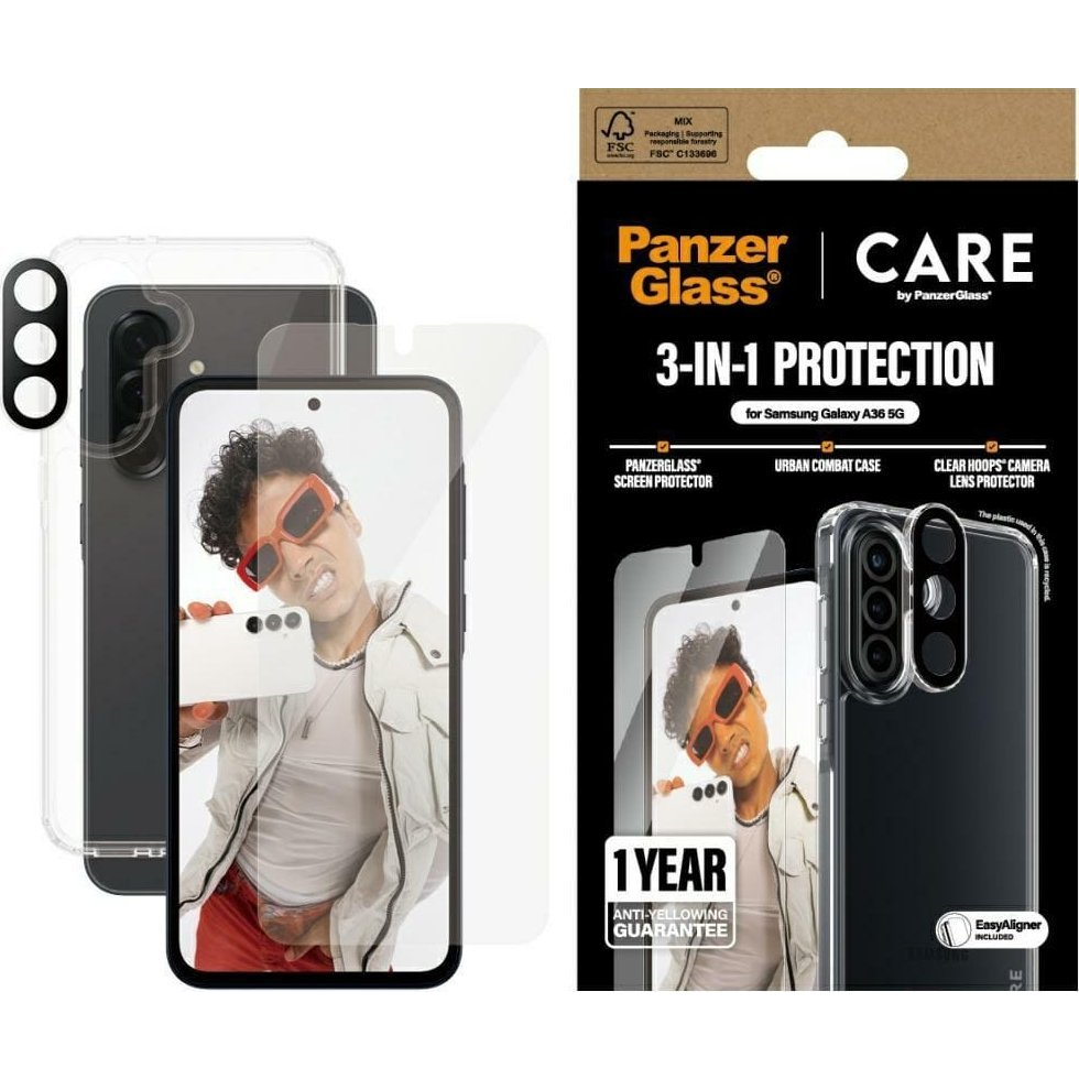 PanzerGlass CARE BY FLAGSHIP Átlátszó képernyővédő Samsung 1 db (CRRCHNUG38083)