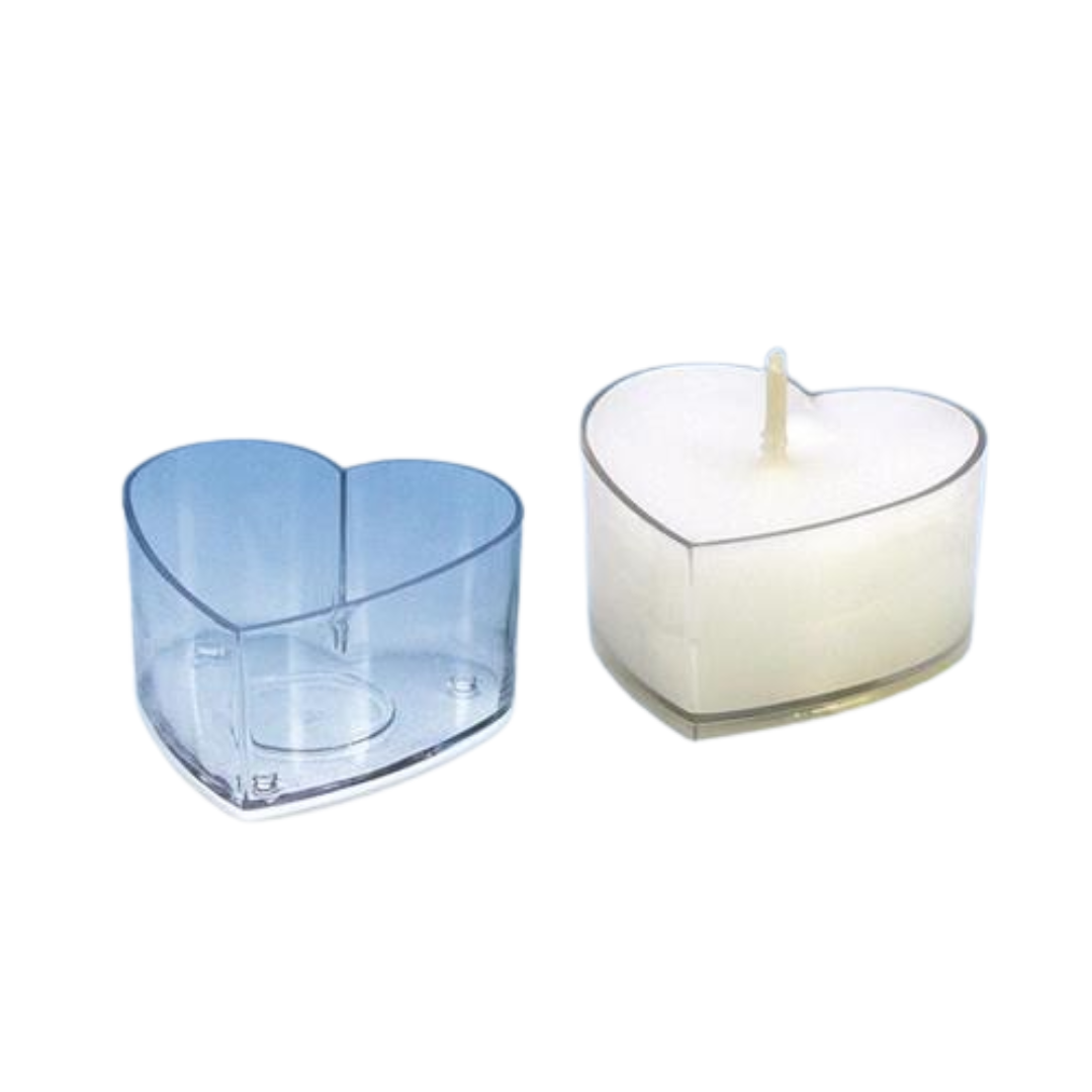 Öntőforma teamécses - Szív (51602)