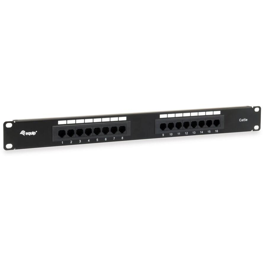 Equip Patchpanel 16x RJ45 Cat5e 19
