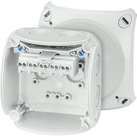 Hensel KF 0202 G szürke időjárásálló kábelösszekötő doboz (62000043)