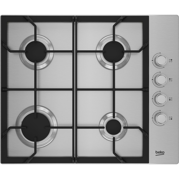 Beko HIBG64122SX Beépíthető Gáz Főzőlap 60cm Rozsdamentes Acél