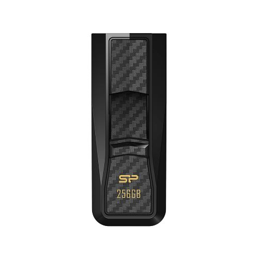 Silicon Power SP256GBUF3B50V1K Blaze B50, 256 GB, USB Type-A, 3.2 Gen 1 (3.1 Gen 1) Sleeve, Black