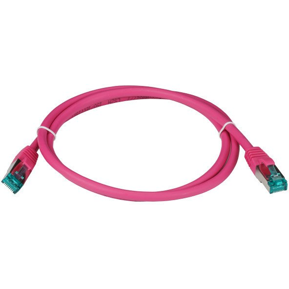 EFB RJ45 Patchkabel S/FTP, Cat.6A, LSZH, 10m, magenta
