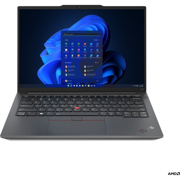 Lenovo ThinkPad E14 Gen 5 (AMD) AMD Ryzen™ 5 PRO 7530U Ноутбук 35,6 см (14") WUXGA 16 GB DDR4-SDRAM 512 GB SSD Wi-Fi 6 (802.11ax) Windows 11 Pro NORDIC Черен