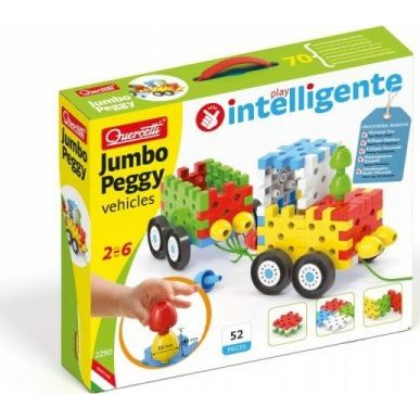 Quercetti Jumbo Pötyi Járművek Szett - 62 db (411697)