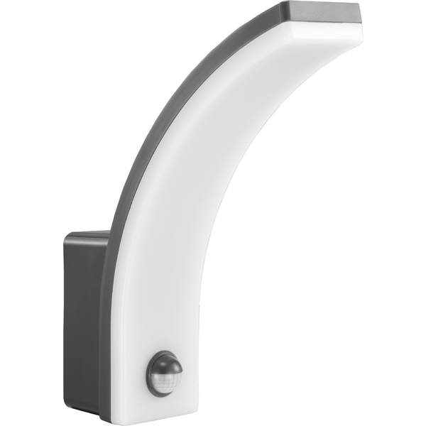 Maclean Mce512 Gr Aplique Led Con Sensor De Movimiento Y Crepuscular, Iluminación De Pared Para Interior Y Exterior, Lámpara 20w, Ip65 Resistente Al Agua, 2000lm, Blanco Neutro 4000k (gris)