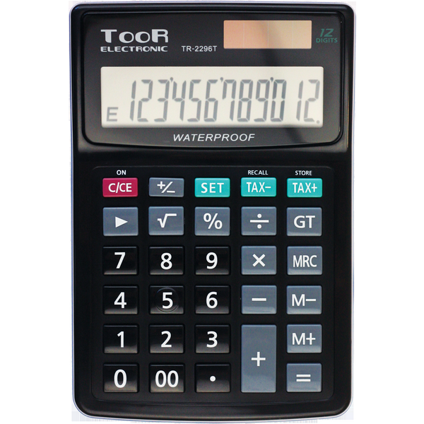 Toor TR-2296T Asztali Számológép - 12 Digit (120-1425)