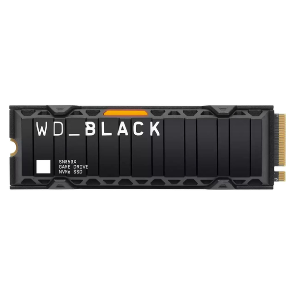Western Digital WDS100T2XHE-00BCA0 SN850X SSD, 1TB, M.2 NVME, 7300/ 6300 MB/s, 1100K IOPS, Heatsink