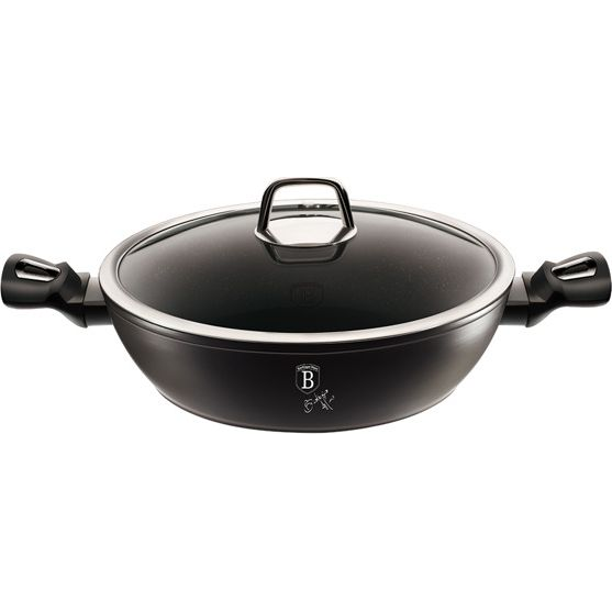 BerlingerHaus BH/1850 Black Silver Collection Lábas - Kovácsolt Alumínium, Ezüst, Fekete