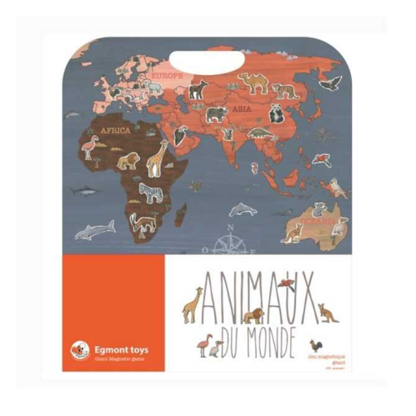 Egmont Toys : Mágneses óriás világkönyv - Állatok