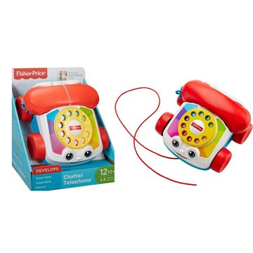 Mattel Fisher-Price: Készségfejlesztő klasszikus tárcsás telefon (FGW66) (FGW66)
