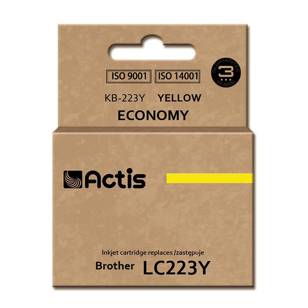 Actis (Brother LC223Y) Tintapatron Sárga