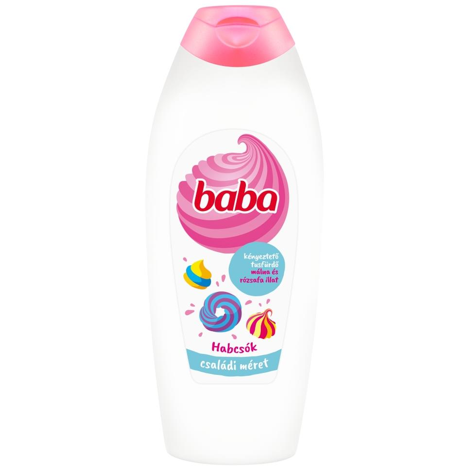 Baba tusfürdő málna és rózsafa 750ml (62740940) (baba62740940)