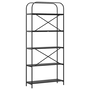 Könyvespolc Musta tammi 80 x 30 x 183 cm Faanyag