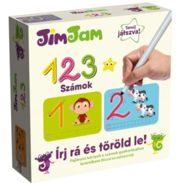 JimJam: Írj rá és töröld le! - Számok (646-02JJ) (646-02JJ)