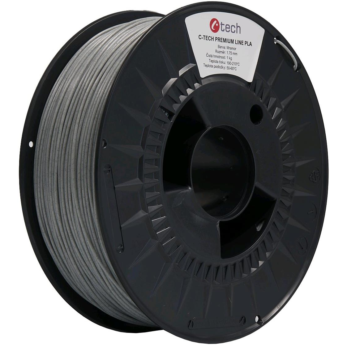 C-TECH PREMIUM LINE PLA, márvány (3DF-P-PLA1.75-MRB)