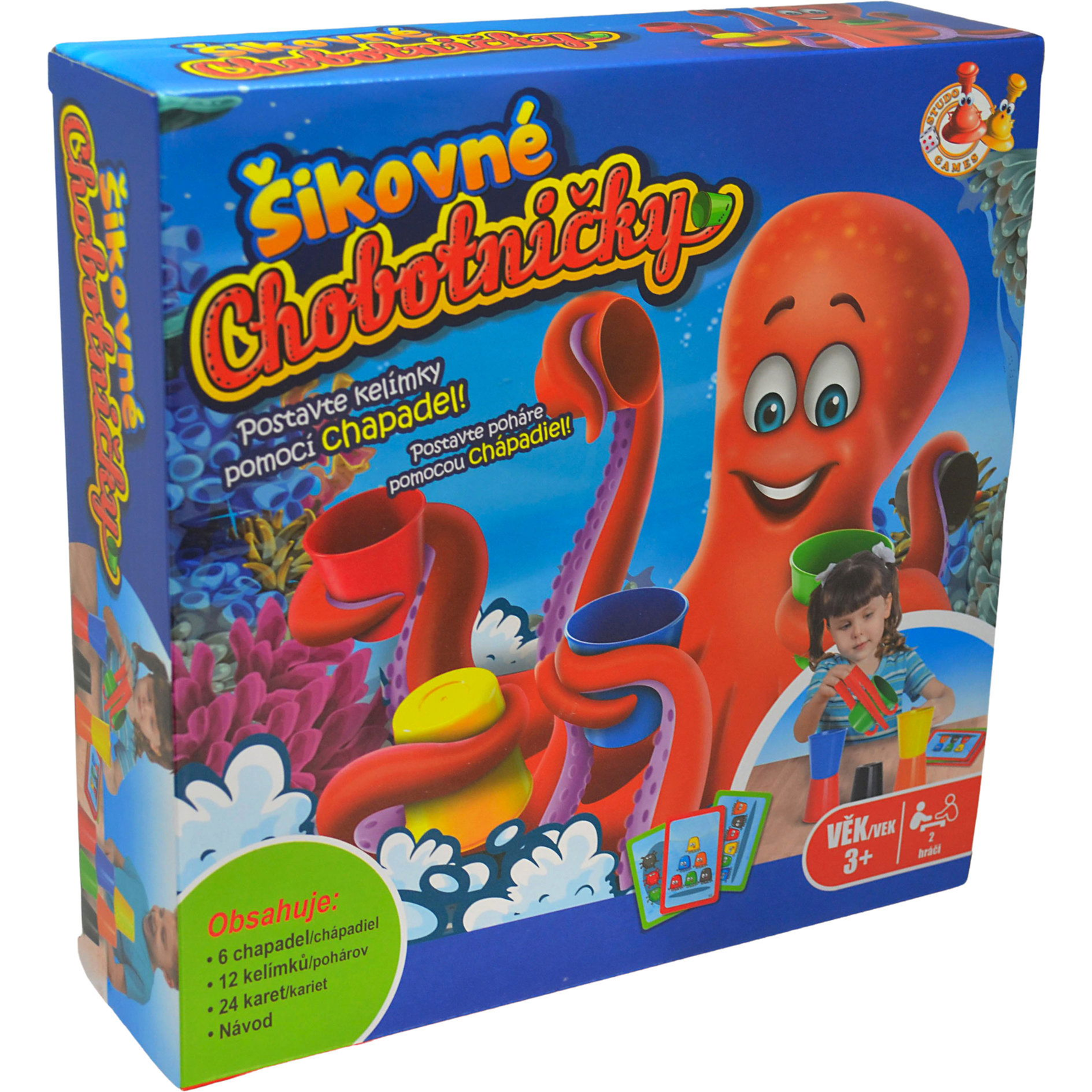 Sparkys Šikovné chobotničky Ügyességi Társasjáték 4+ éves (8592525670148)