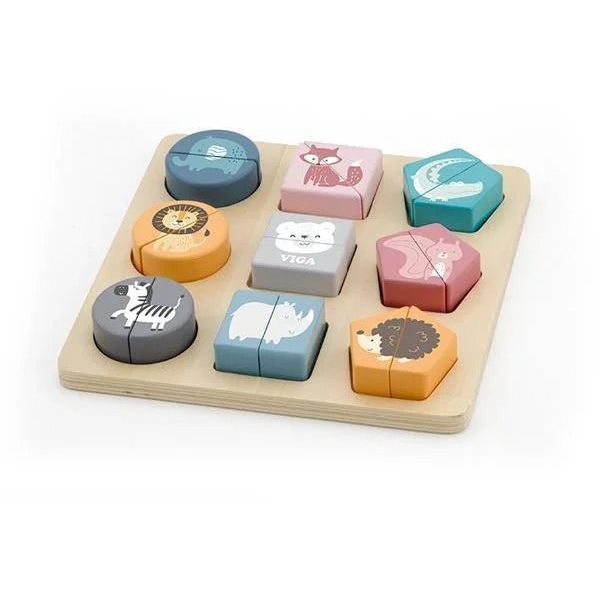 Viga Toys formaberakó játék, fa (6971608440120)