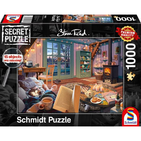 Пъзел Schmidt - Steve Read: Secret Puzzles - Във вилата, 1000 части