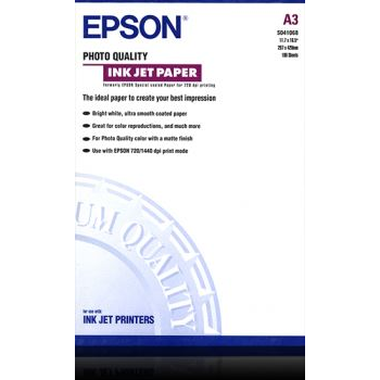 Epson Photo Quality, DIN A3, 102g/m² фотохартия Бяла Matte