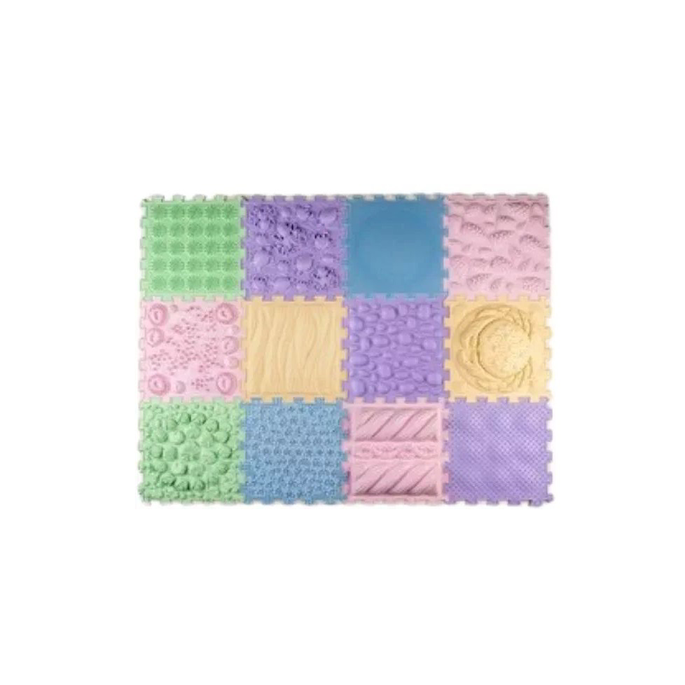 Ortho Puzzle Ortopédiai masszázs szőnyeg szett 12 darabos - Macaroons (MACAROON)