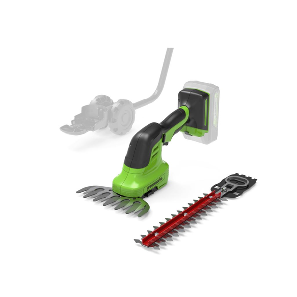 Greenworks G24SHT akkumulátoros sövényvágó 24v +bukszusnyíró, akku és töltő nélkül (1600607-GW)