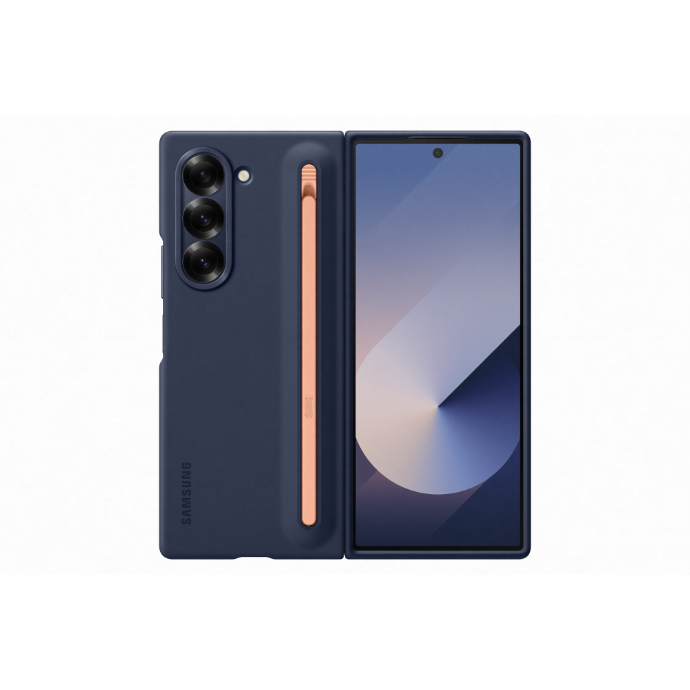 Samsung Fold 6 stand cover érintőceruzával, Navy kék (OSAM-EF-OF95PCNEG)