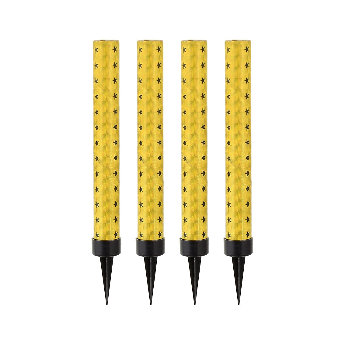 Godan arany-fekete csillagos torta tűzijáték - 12 cm (4 darabos) (FTZ4)