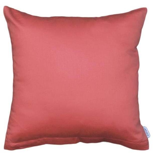 SCANquilt Color szatén párnahuzat, korallpiros, 40×40 cm (29477)
