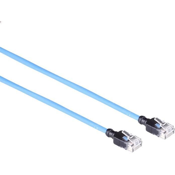 Mercodan Mercodan 371927002 kabel sieciowy Niebieski 0,25 m Cat6a U/UTP (UTP)