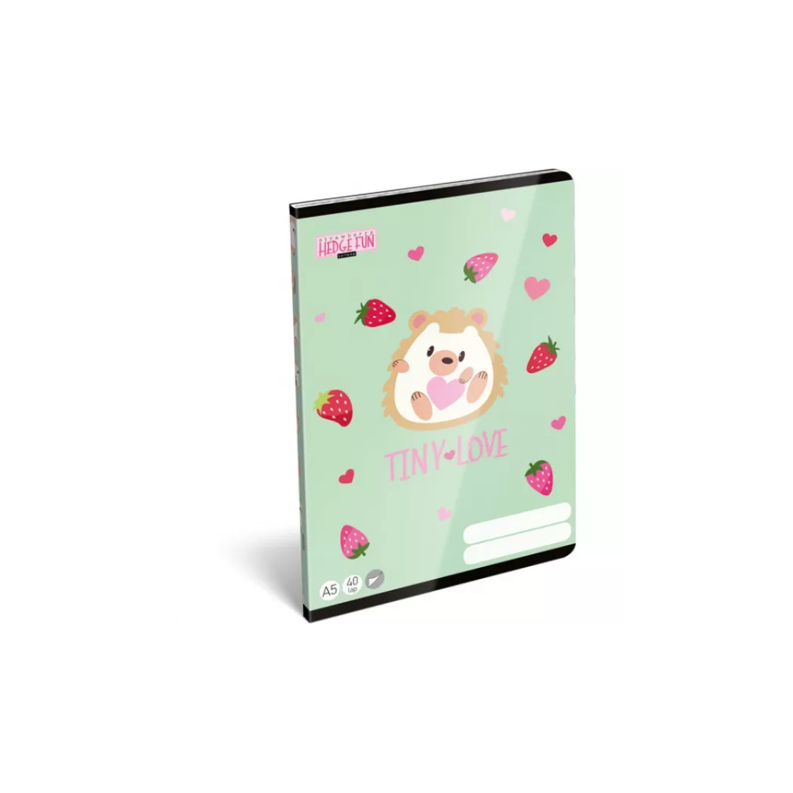 Lizzy Card Lollipop Hedge Fun 40 lapos A5 sima füzet - Süni mintás (18921)