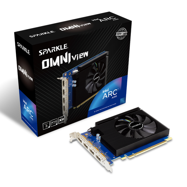 Sparkle Intel Arc A310 4GB GDDR6 Omni View Videókártya