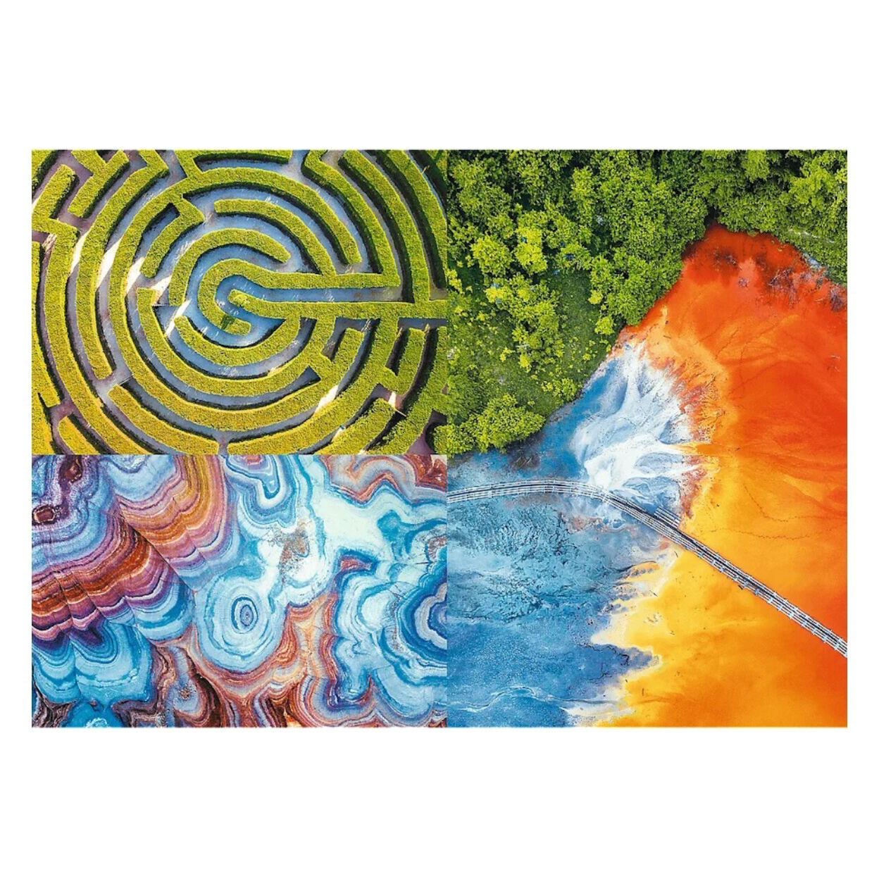 Trefl UFT Puzzle Bludiště barev 500 dílků, 37460 (37460)