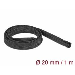 Delock cipzáras kábelkötegelő 1mx20mm fekete (19103) (delock19103)