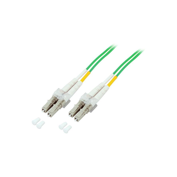 EFB Duplex Jumper LC-LC 50/125, OM5, LSZH, grün, 2.0mm, 15m