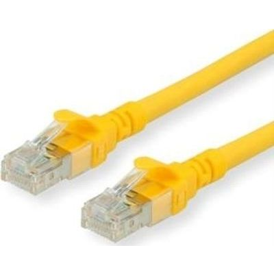 ROLINE Patchkabel Cat.6A UTP, Component Level, LSOH, gelb, 0,5 m