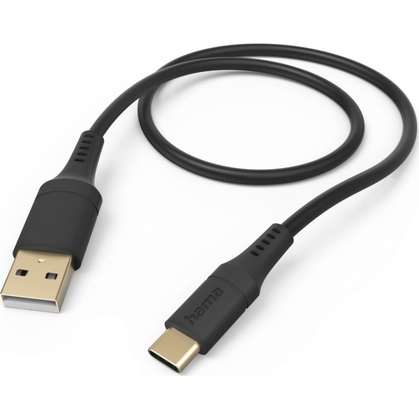 Hama Flexible cavo USB USB 2.0 1,5 m USB A USB C Nero