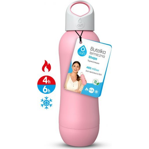 Thermo palack termosz Dafi Shape 480ml (rózsaszín)