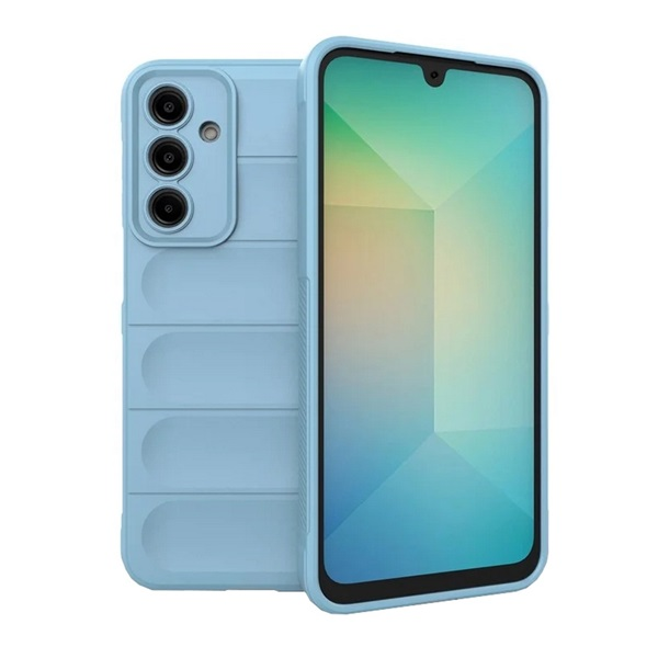 Szilikon telefonvédő (ütésállóság, kameravédő, 3D) VILÁGOSKÉK Samsung Galaxy A16 4G (SM-A165) / Galaxy A16 5G (SM-A166) "Gigapack csomagolás" (GP-161656)