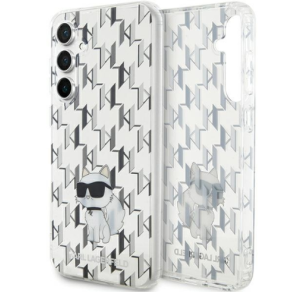 Zadní Kryt Karl Lagerfeld pro Samsung Galaxy S23 FE Monogram Choupette