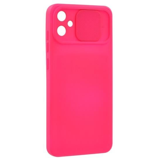 Gigapack Samsung Galaxy A05 4G (SM-A055F) kameravédős szilikon tok matt magenta (GP-153317) (GP-153317)