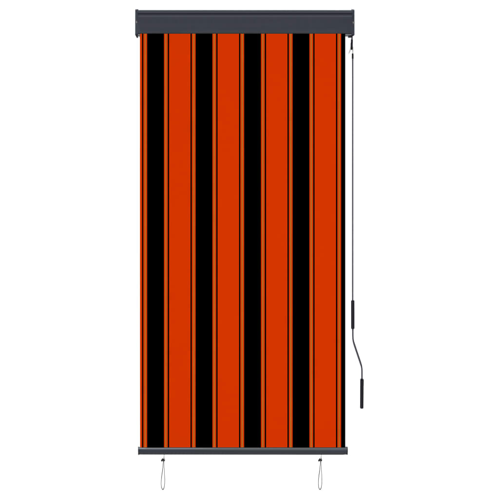 narancssárga és barna kültéri roló 80 x 250 cm (145954)