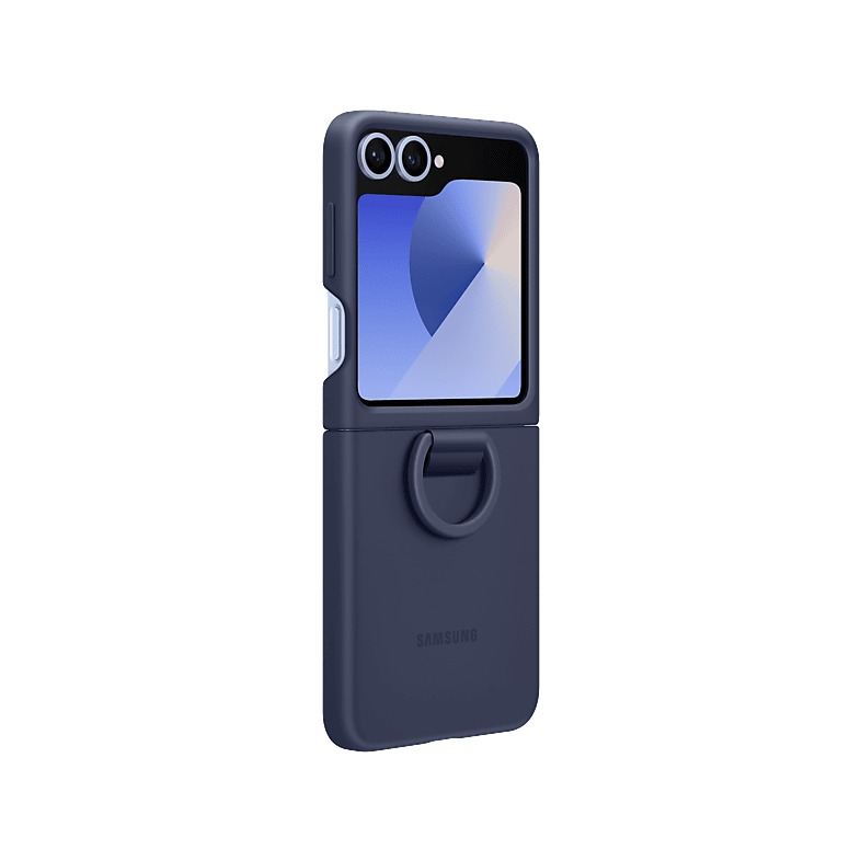 Samsung Galaxy Z Flip6 szilikon tok gyűrűvel tengerészkék (EF-PF741TNEGWW) (EF-PF741TNEGWW)