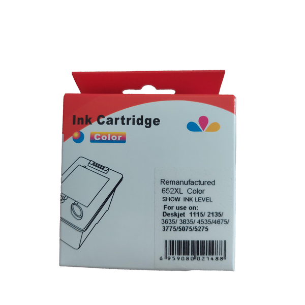 White Box HP F6V24AE Utángyártott Tintapatron Color No.652