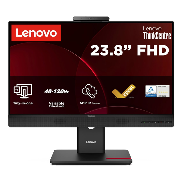 Lenovo ThinkCentre TIO24 Gen6 computer monitor 60,5 cm (23.8") 1920 x 1080 Pixels Full HD LED Zwart