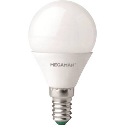 Megaman LG2605.5 E14 2800K LED EEK F (A - G) E14 Csepp forma 5.5 W = 40 W Melegfehér (Ø x H) 45 mm x 83.00 mm 1 db (LG2605.5 E14 2800K)