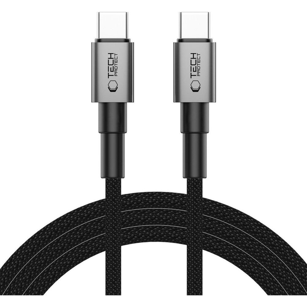 Kábel Tech-protect USB typ C - USB typ C 2 m sivý