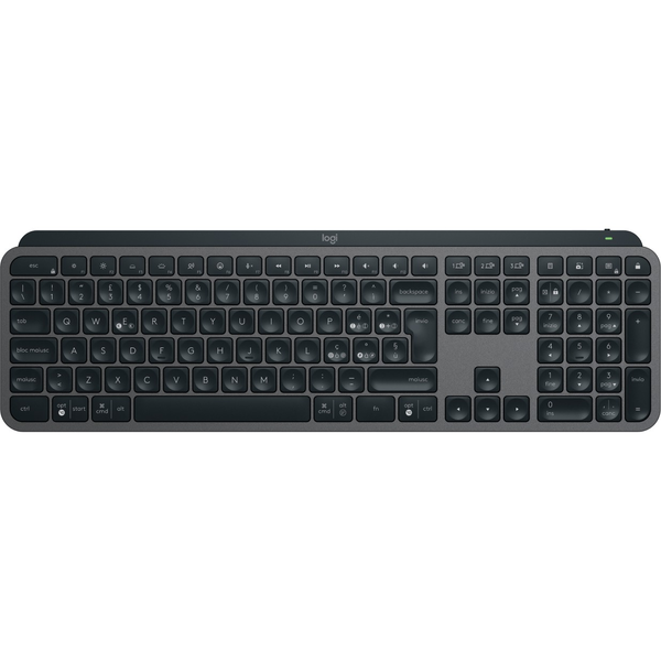 Logitech MX Keys S πληκτρολόγιο Παγκόσμιος RF Wireless + Bluetooth QWERTY Ιταλικός Γραφίτης