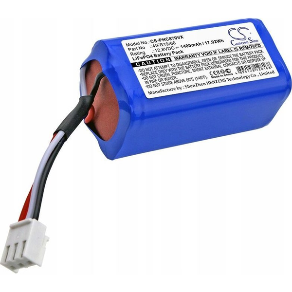 Cameron Sino Lifepo4 Akkumulátor 12.8v/1400mah, Philips 4ifr19/66 Kompatibilis